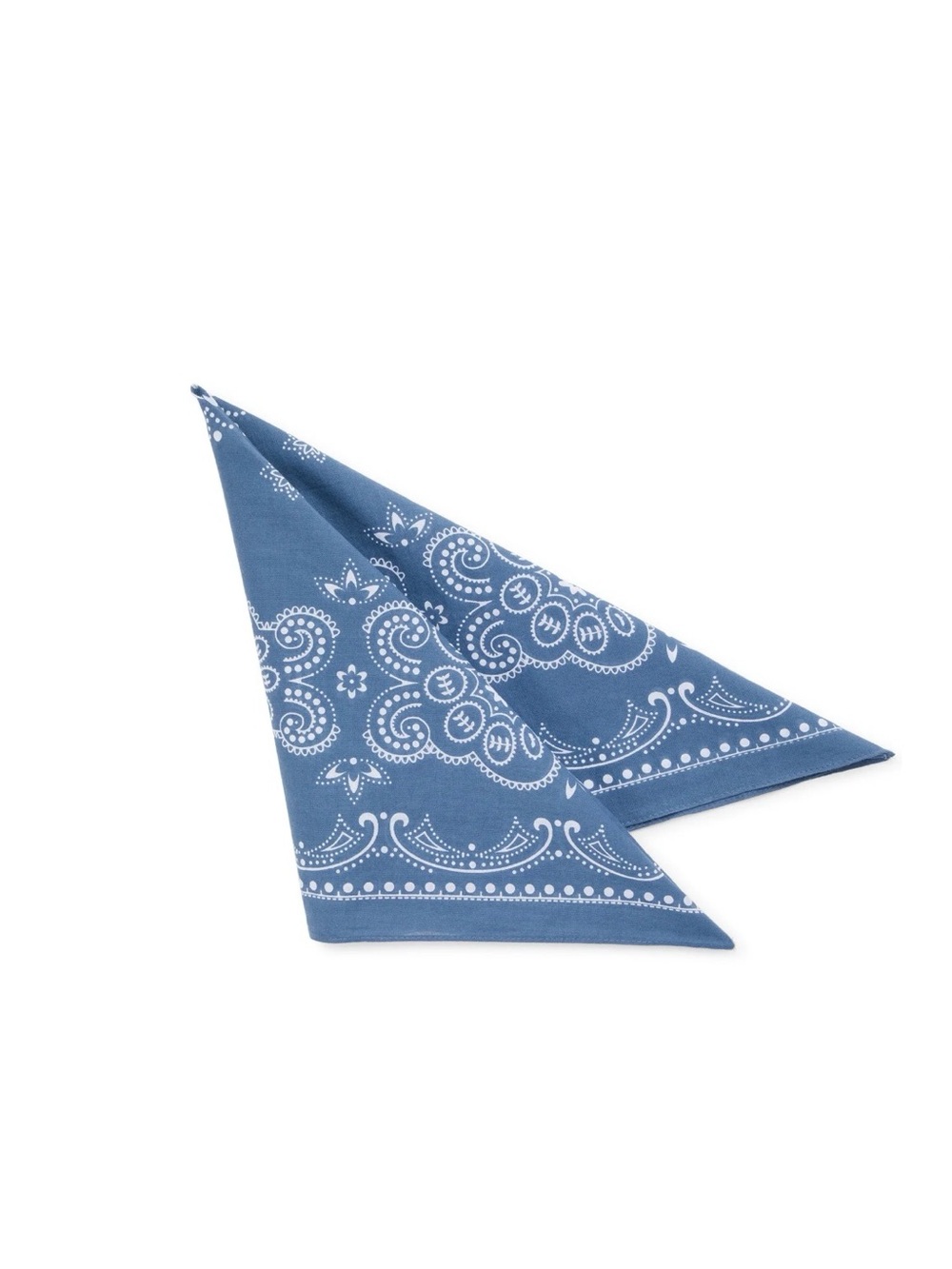 Time and Tru Women's Western Star Bandana-Insignia Blue